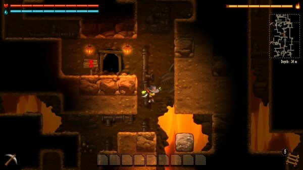 The fastest way down is a straight mineshaft—of course, such a fall might just kill you.